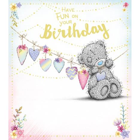 Tatty Teddy Hanging Bunting Me to You Bear Birthday Card £1.89